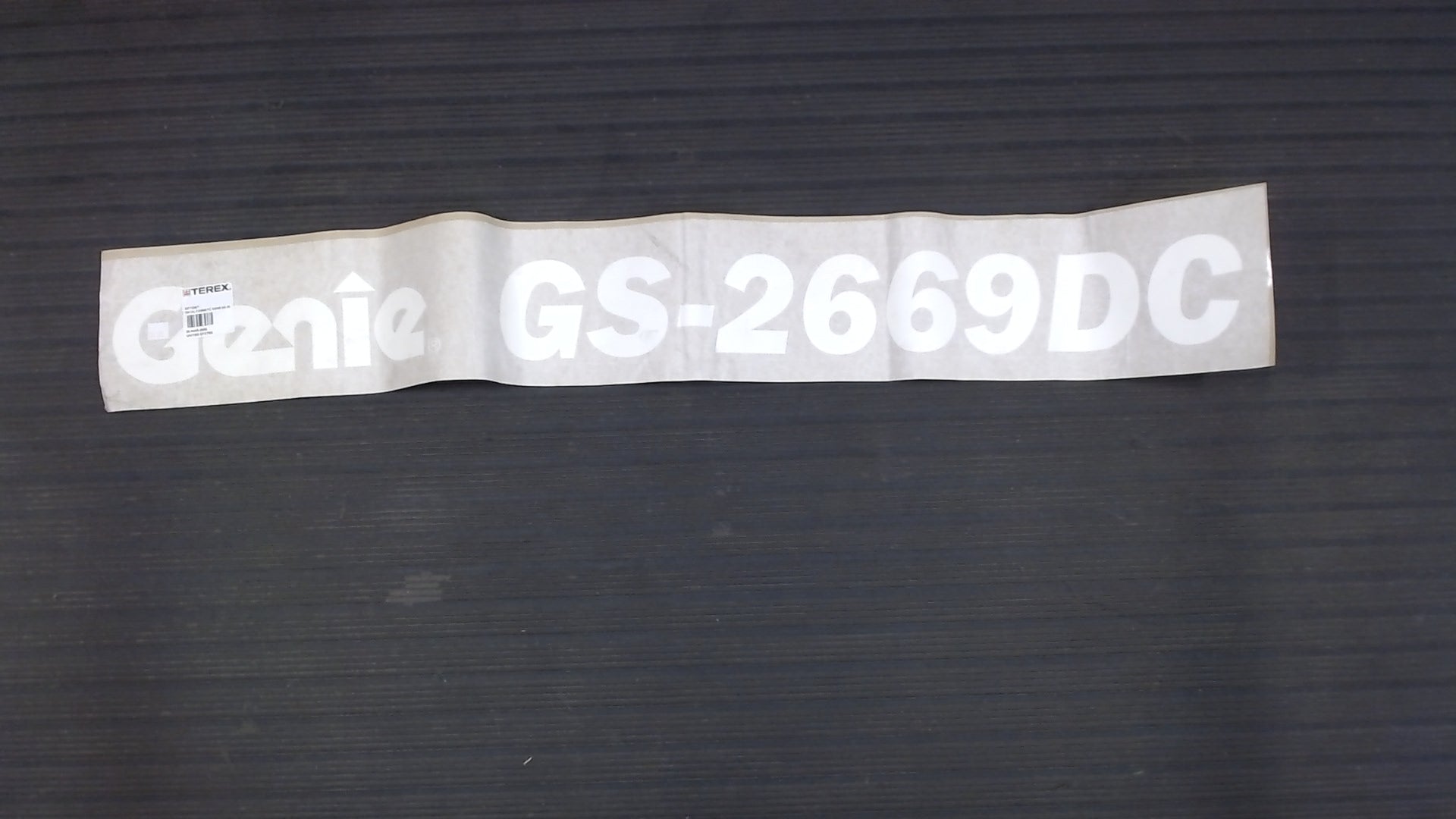 DECAL, COSMETIC GENIE GS-2669DC