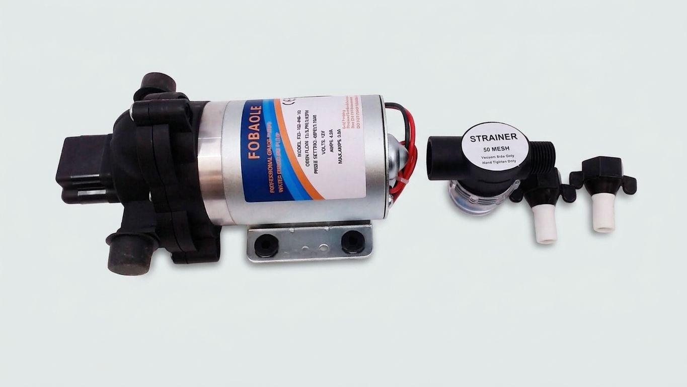 12V 5A 3.5GPM DC 45PSI FRESH WATER PUMP