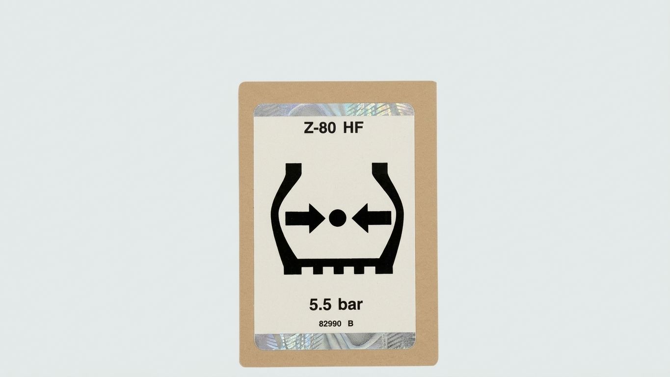 DECAL, LABEL, TIRE PRESS, HIFLOAT