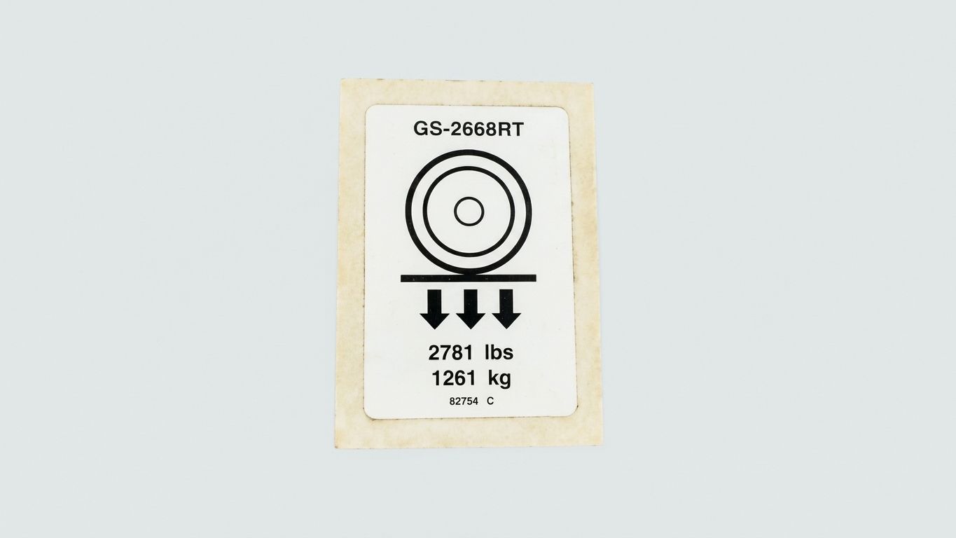 DECAL, LABEL, WHEEL LD, GS2668RT