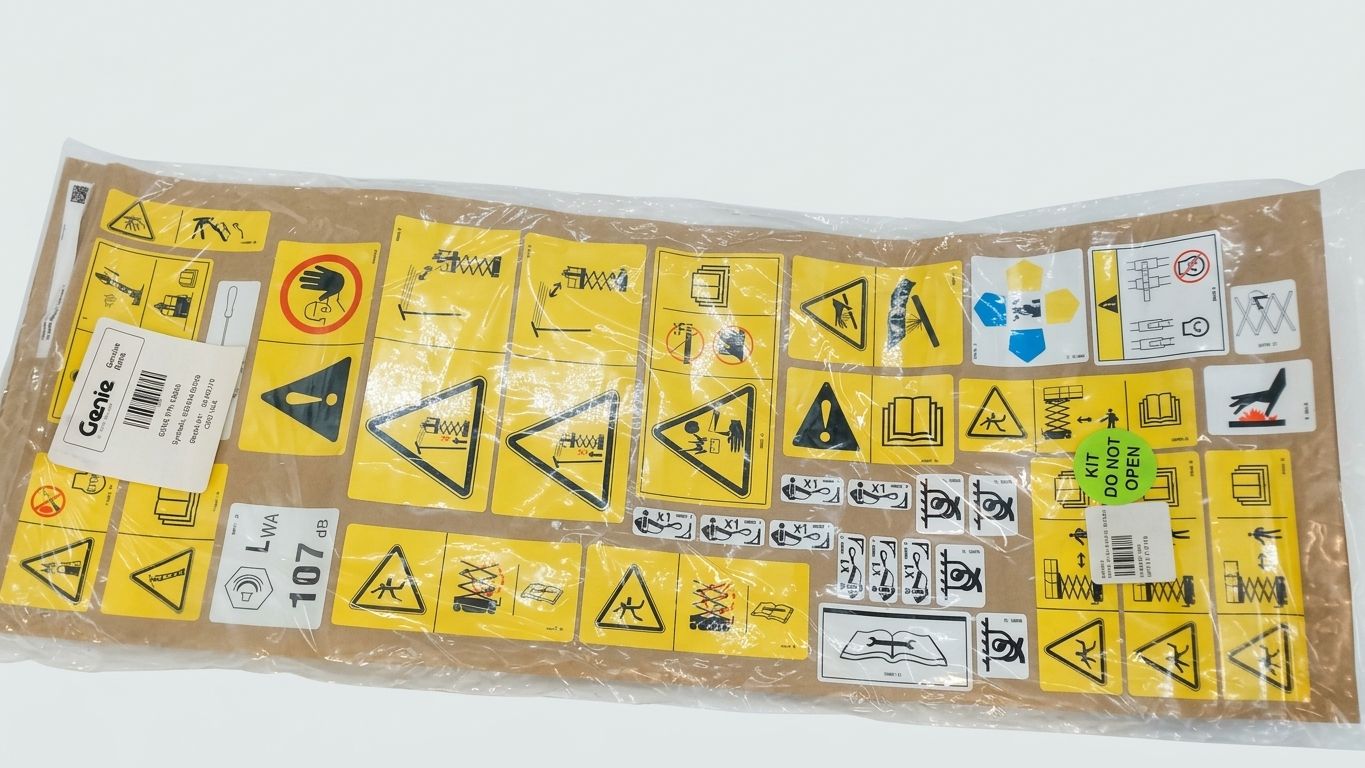 DECAL KIT, SYMBOLS, GS-3384, GS90