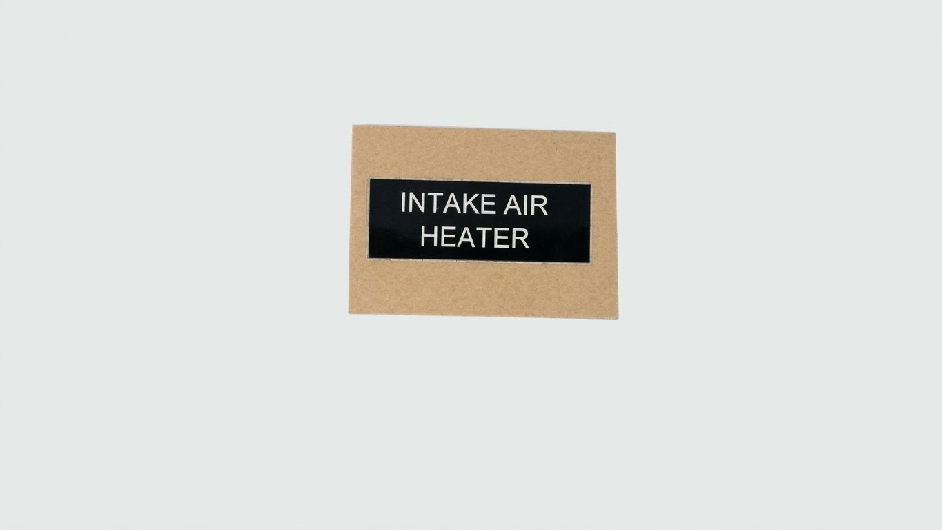 DECAL, INTAKE AIR HEATER