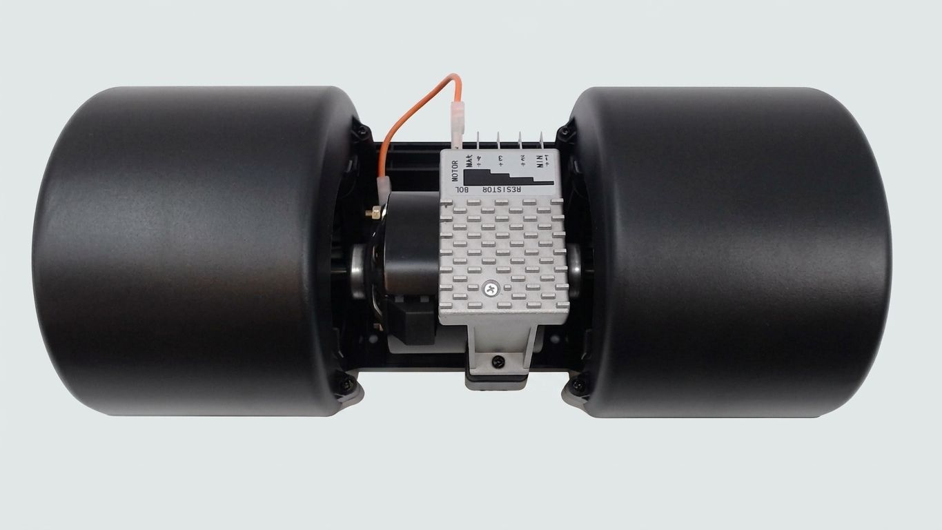 12V DUAL WHEEL BLOWER ASSEMBLY