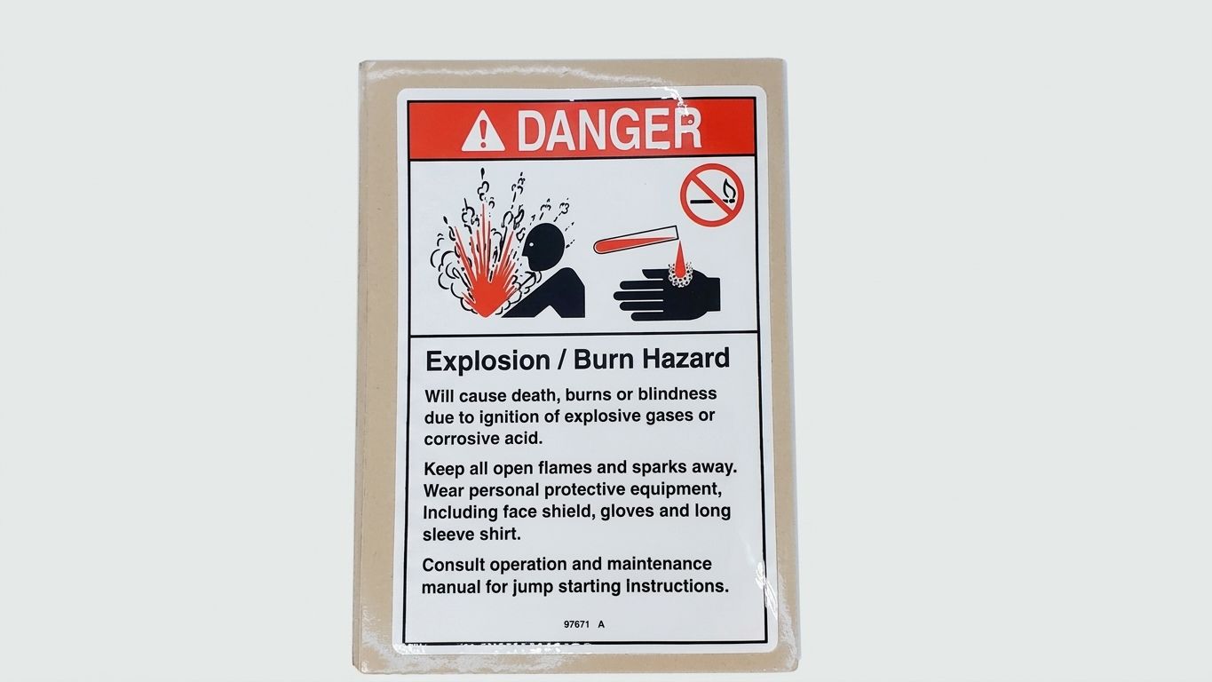 DECAL, DANGER, EXPLSION/BURN HAZ