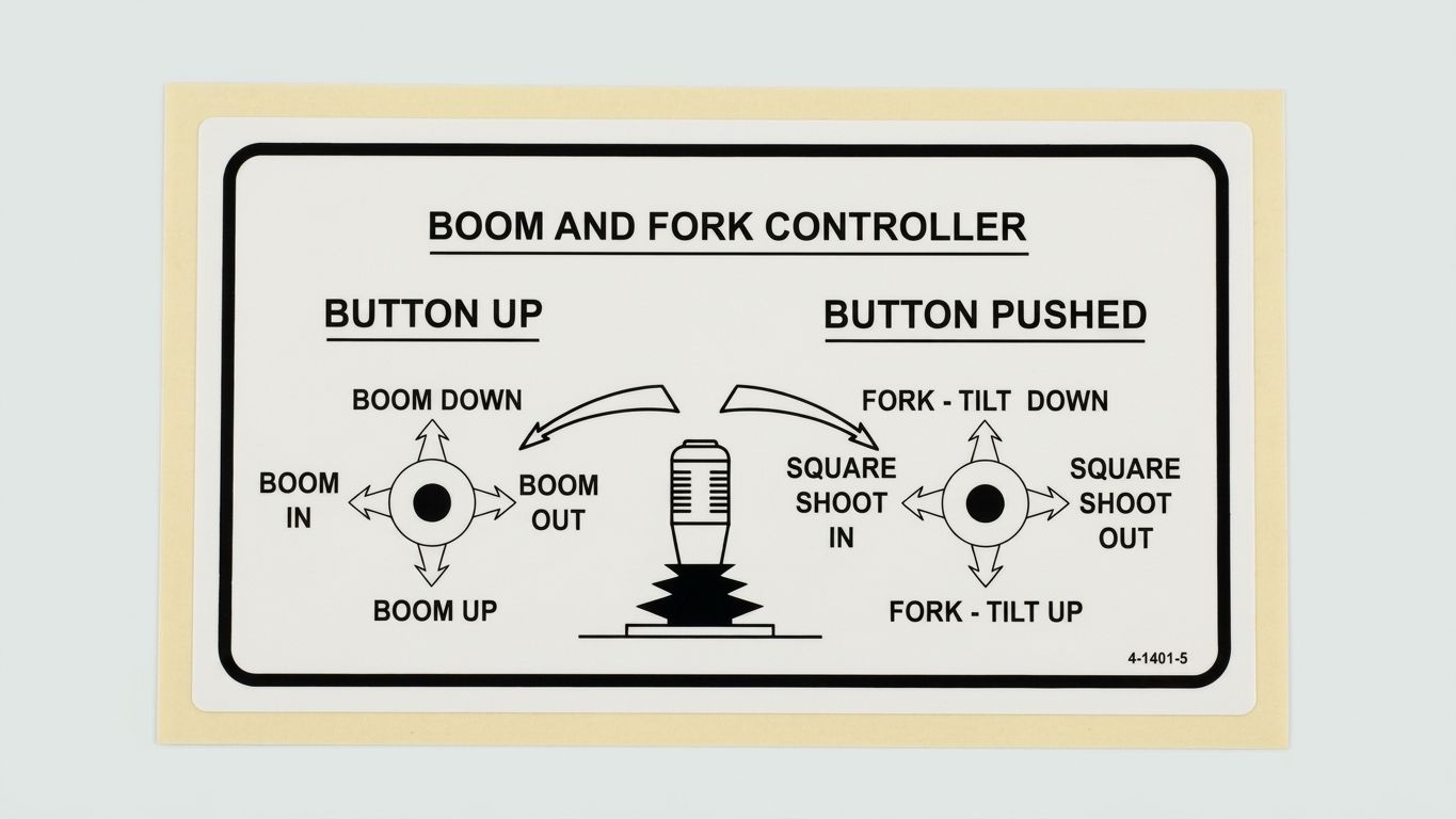 DECAL / 4-WAY CONTROLLER