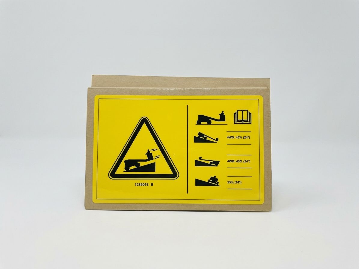 DECAL, WARNING RUNAWAY MACHINE, S-40/45 XC, SYMBOL
