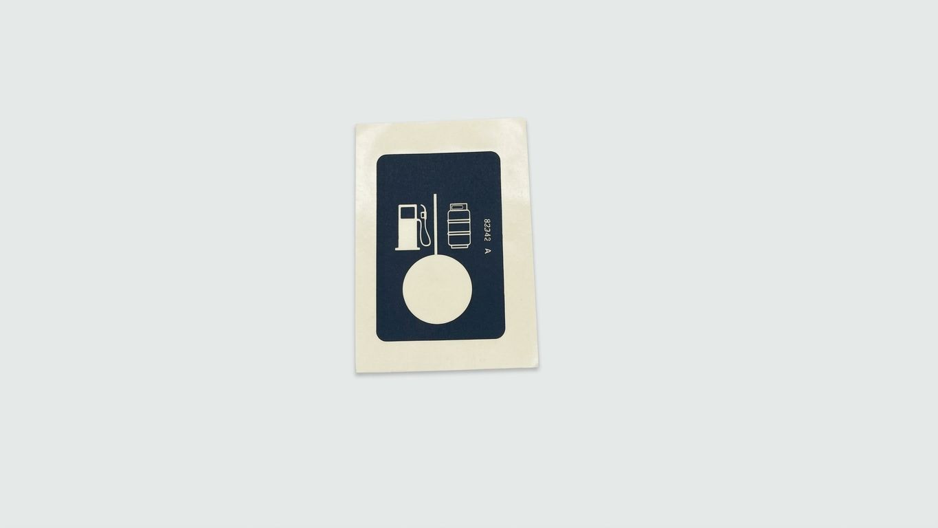 DECAL, LABEL, FUEL SELECT PATCH