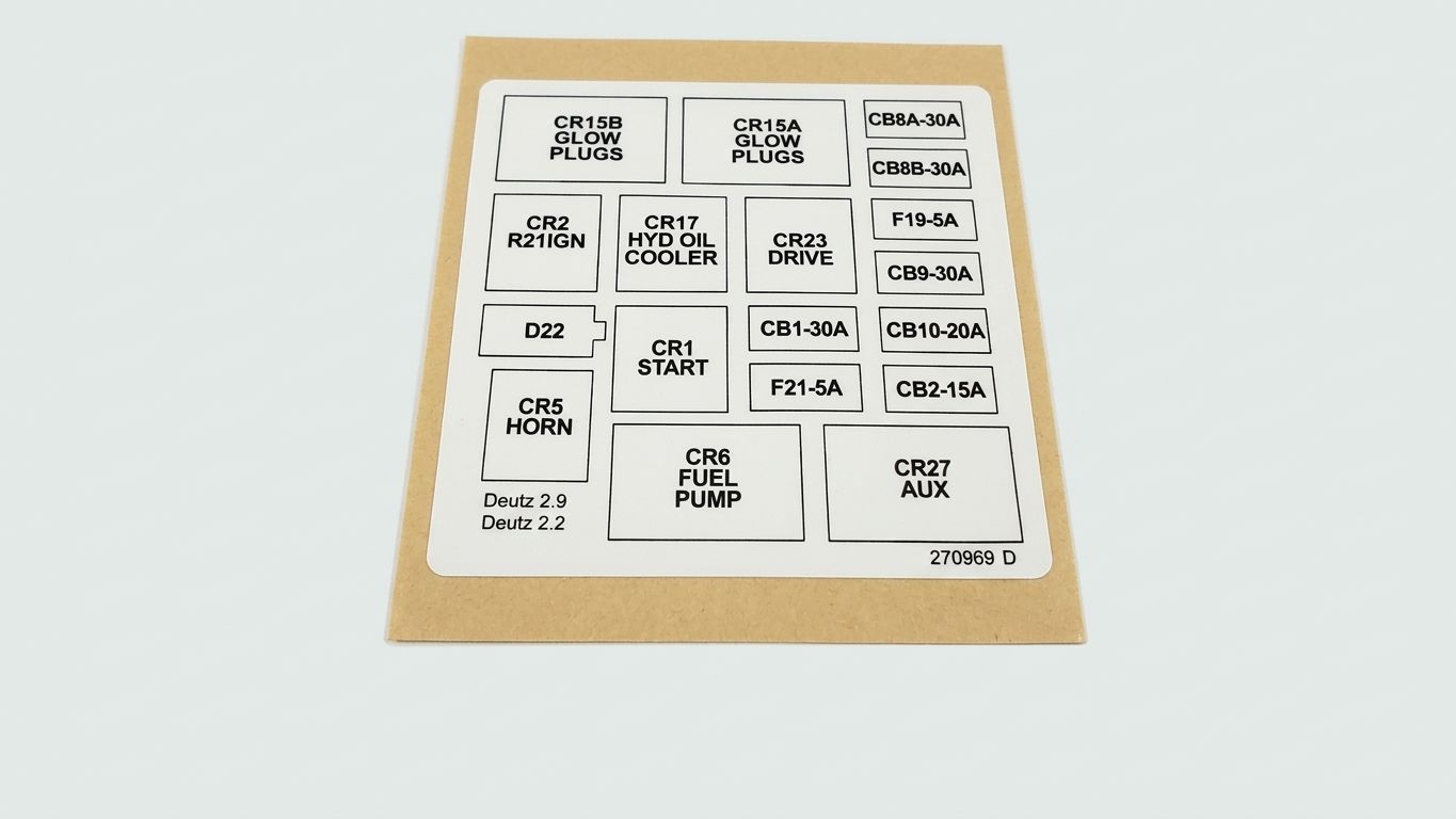 DECAL, VEC, DEUTZ2.9T, S80
