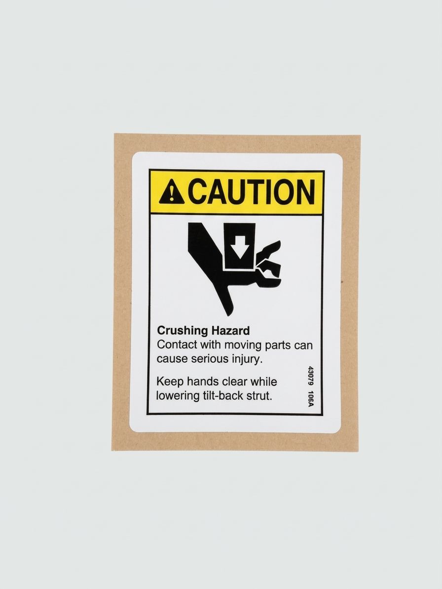 DECAL, CAUTION, PINCH POINT