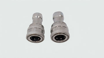 2 PCS HYDRAULIC QUICK CONNECT COUPLER