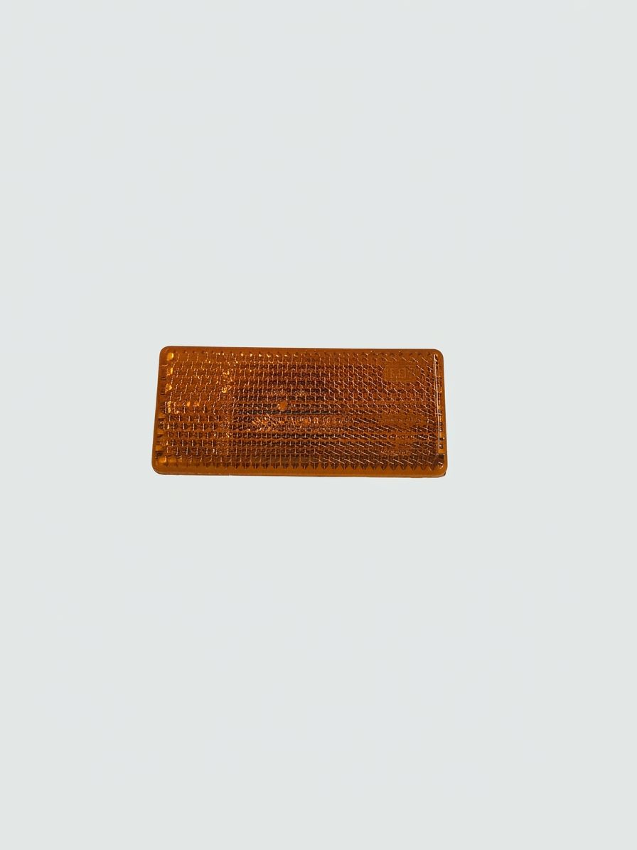 REFLECTOR, RECT, AMBER, EURO