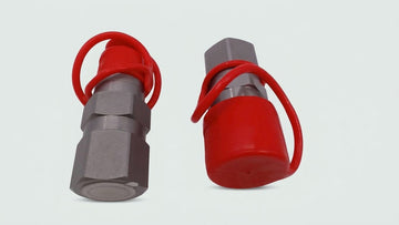 5/8'' FLAT FACE HYDRAULIC QUICK CONNECT COUPLER SET