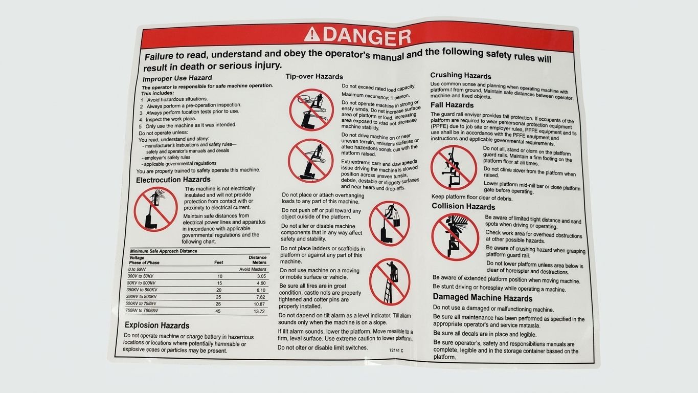 DECAL, GENERAL SAFETY, RUNABOUT