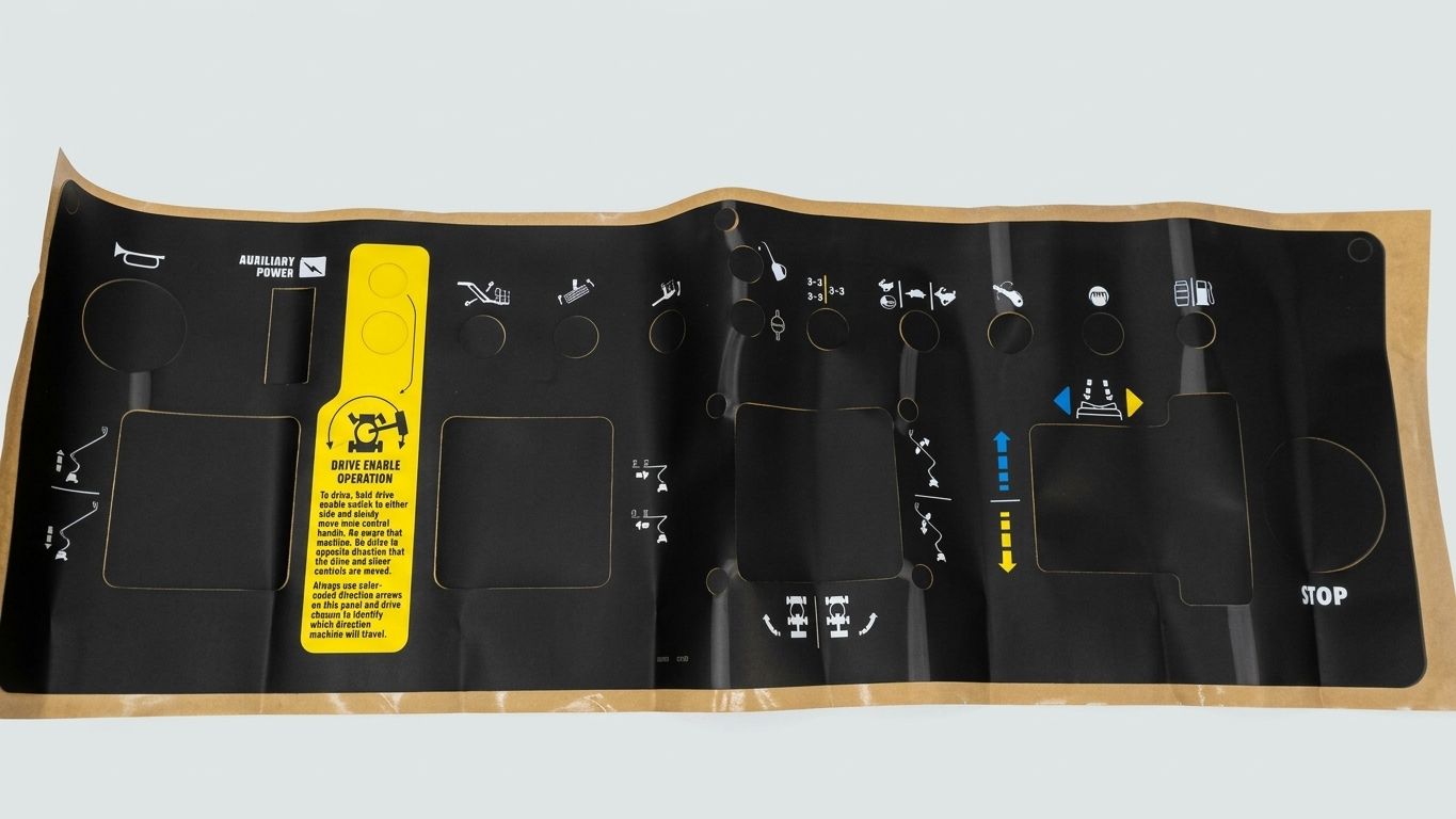 DECAL, PLATFORM CTRL PANEL