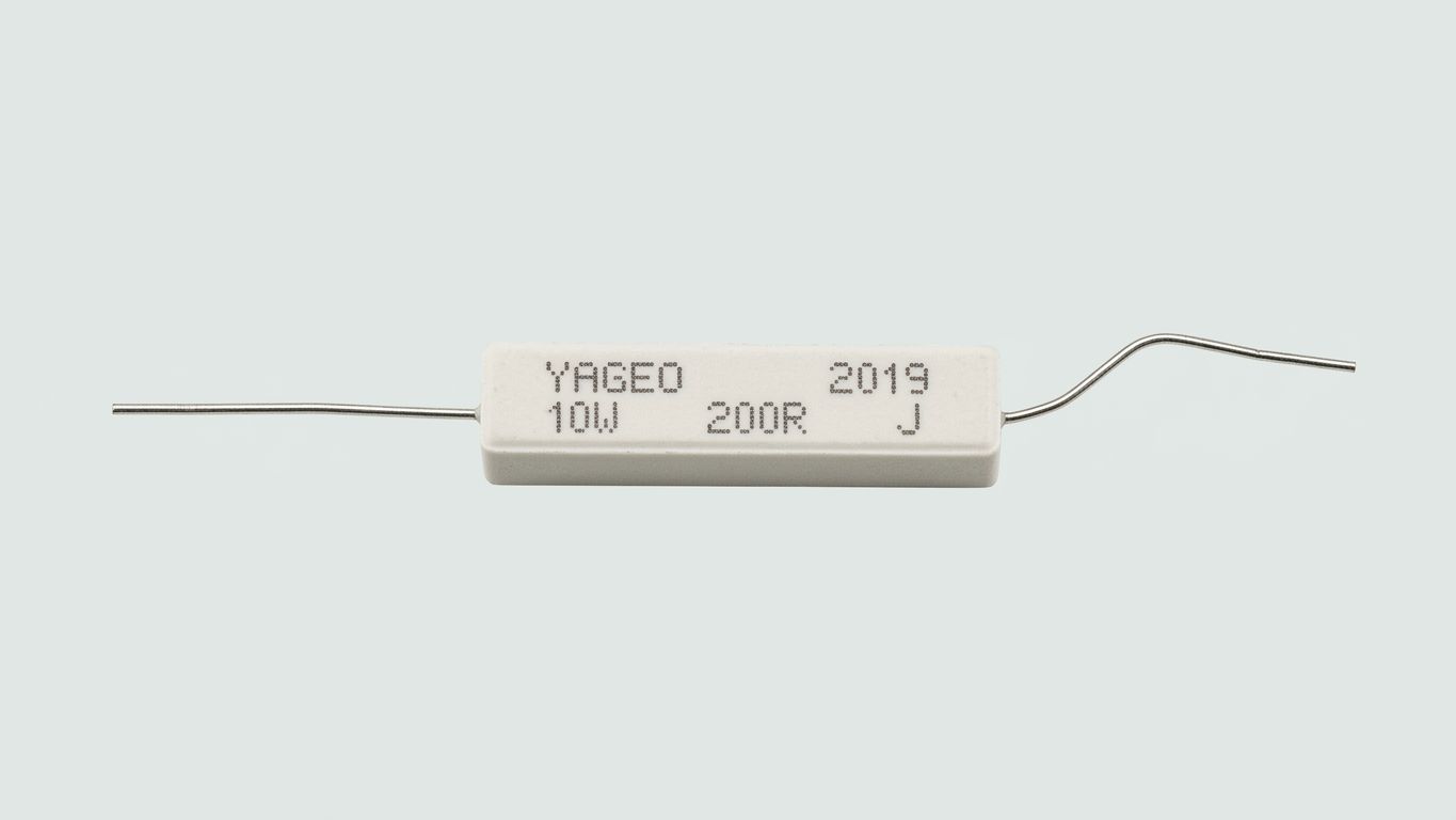 RESISTOR, 200 OHM 10W, CERAMIC