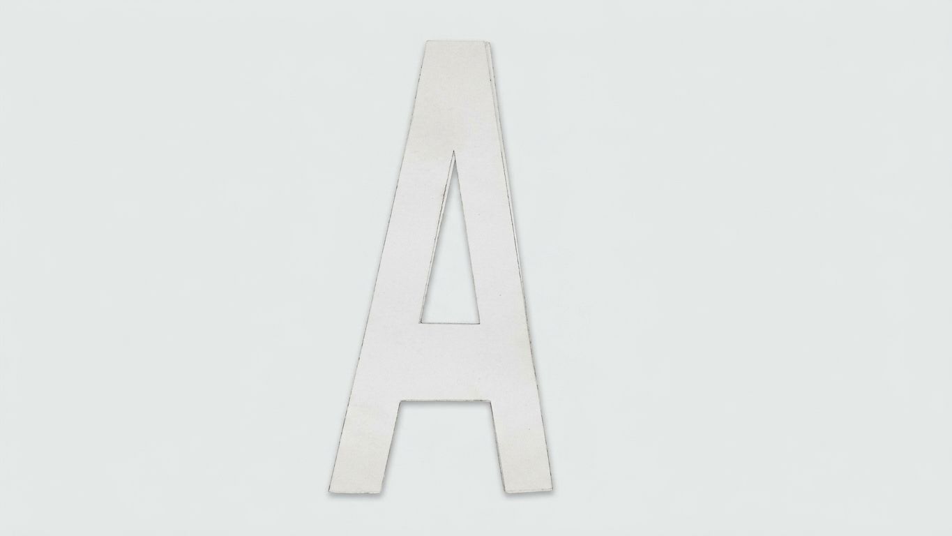 DECAL, A, WHITE