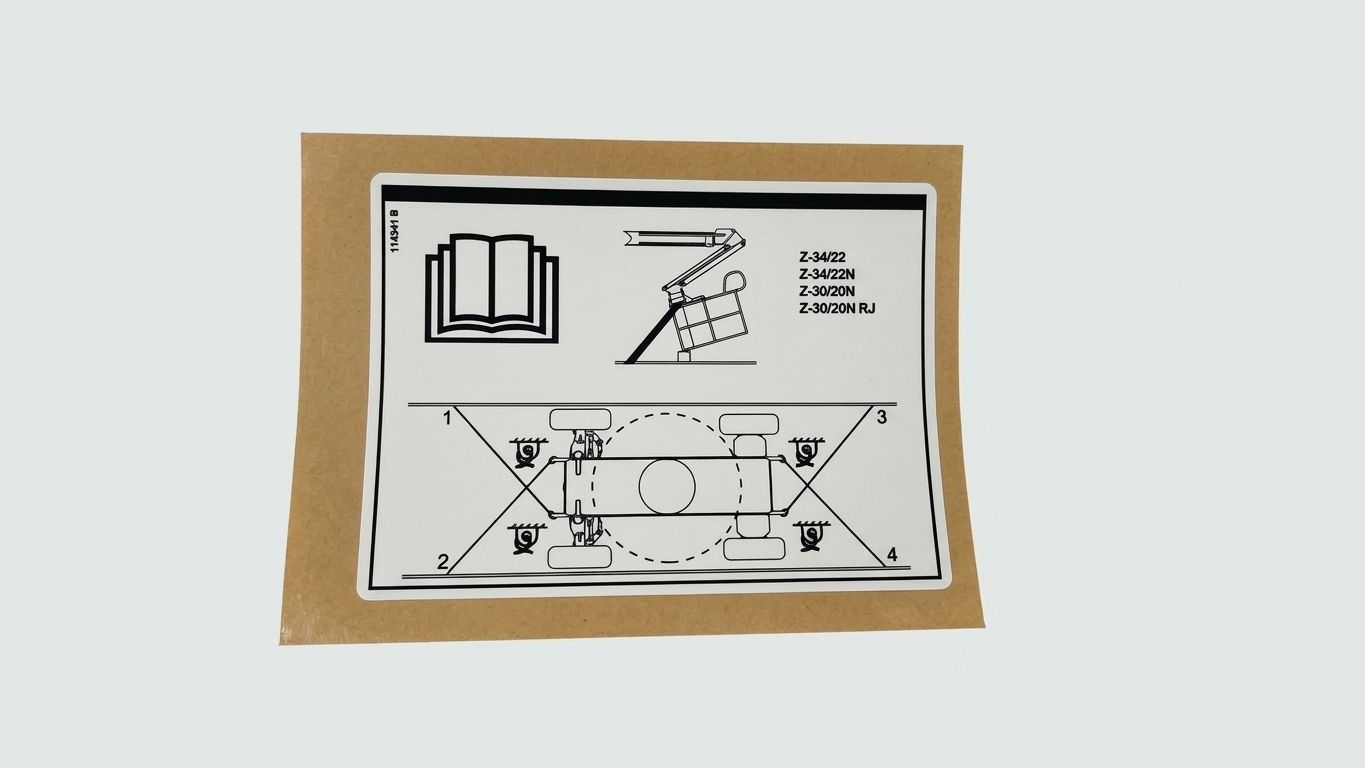 DECAL, LABEL, TRANSPORT DIAGRAM