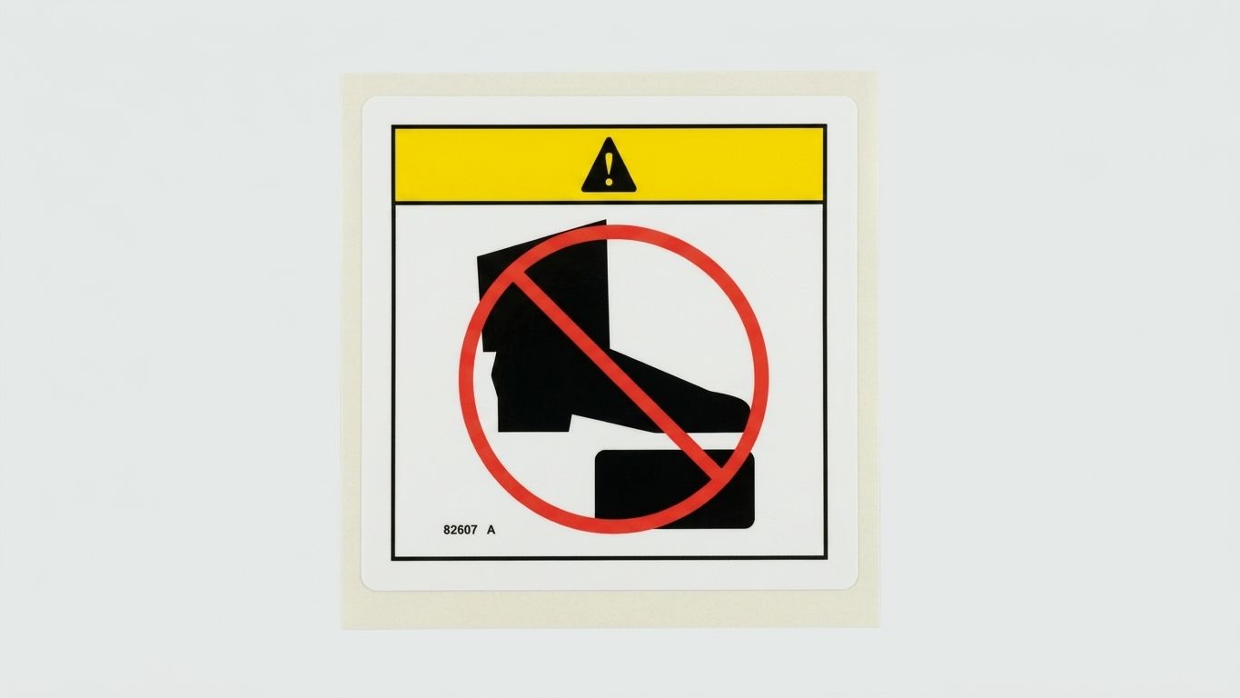 DECAL, CAUTION, NO STEP