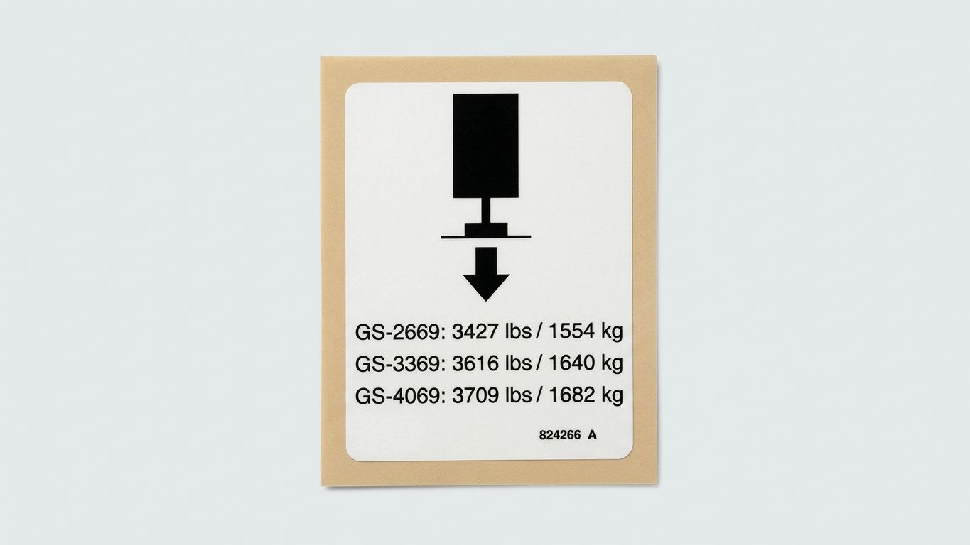 DECAL, LABEL, OUTRIGGER LD, BE