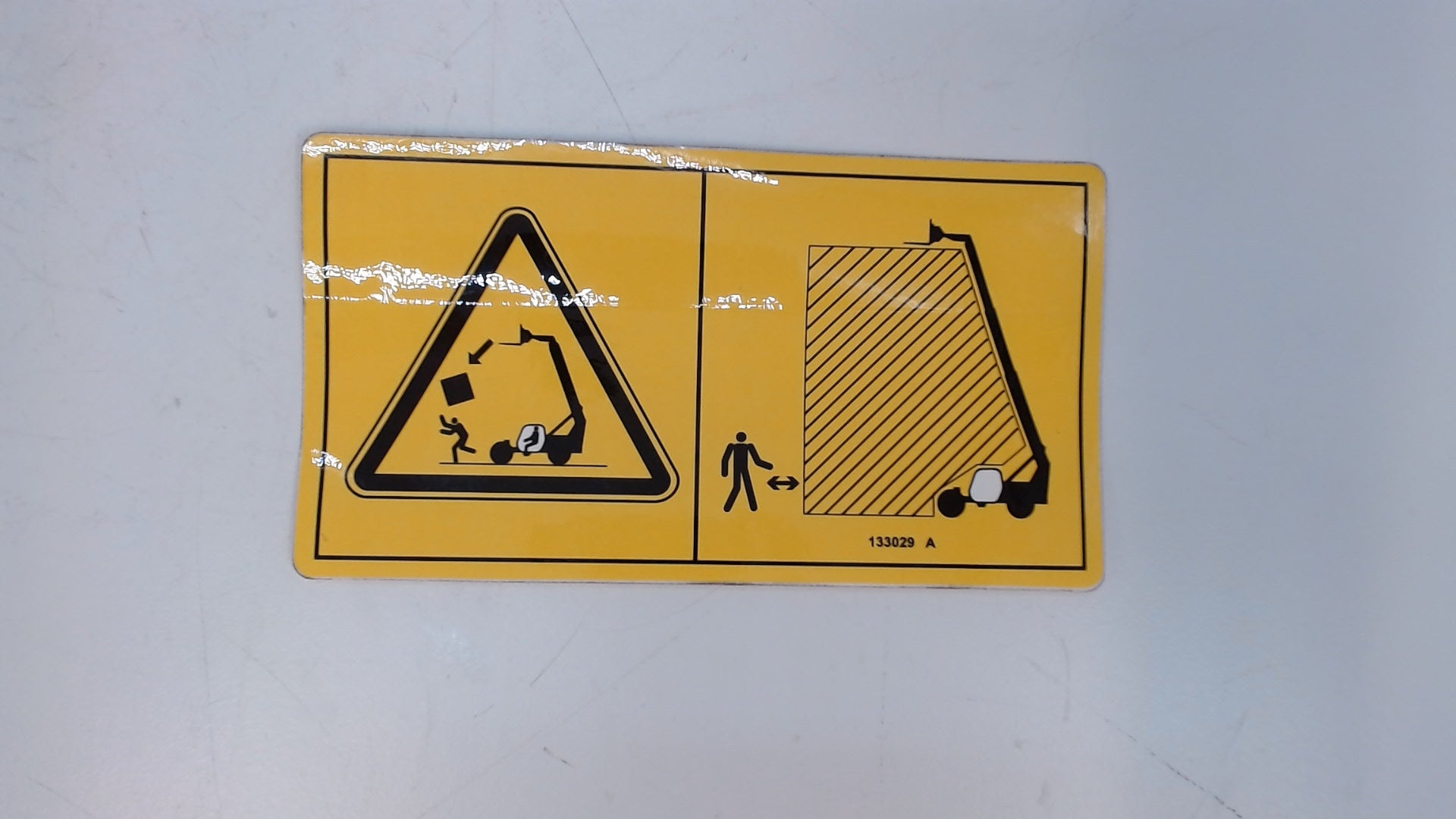 DECAL, FALLING OBJECT HAZARD