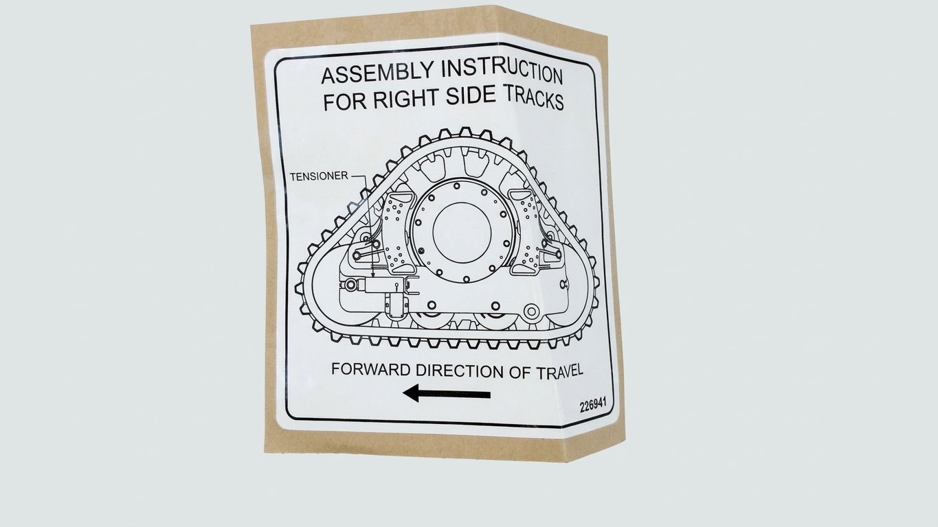 DECAL, LABEL, ASSY INSTALL, R