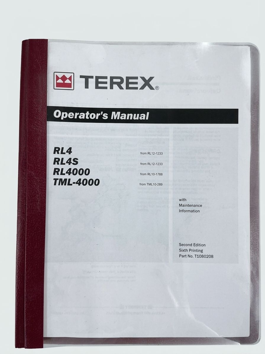 MANUAL, RL4/TML OPERATION