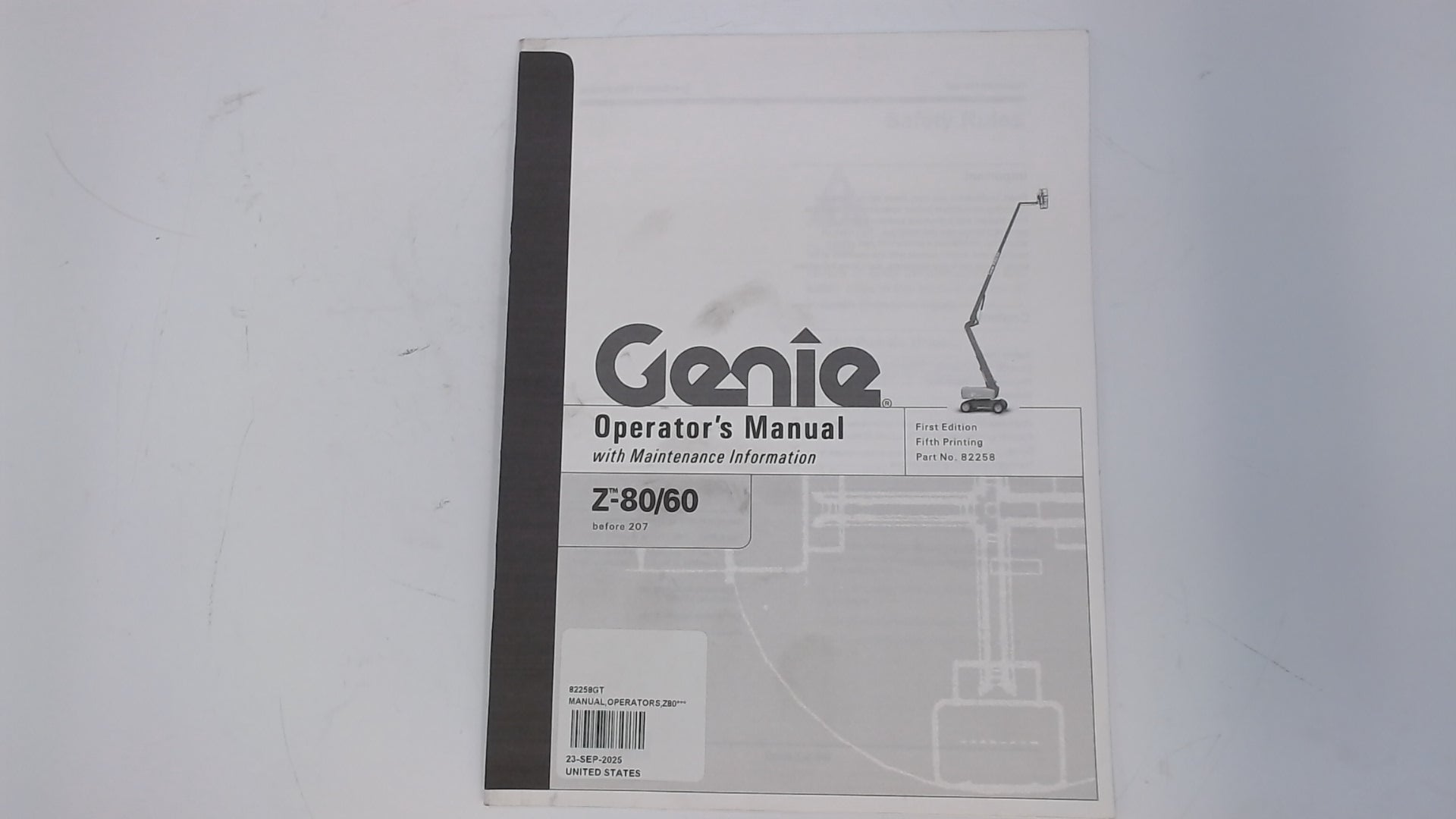 MANUAL, OPERATORS, Z80
