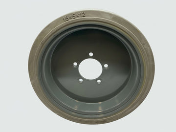 WHEEL/TIRES ASSY, NON-MARKING SOLID, LINE TREAD, 16"
