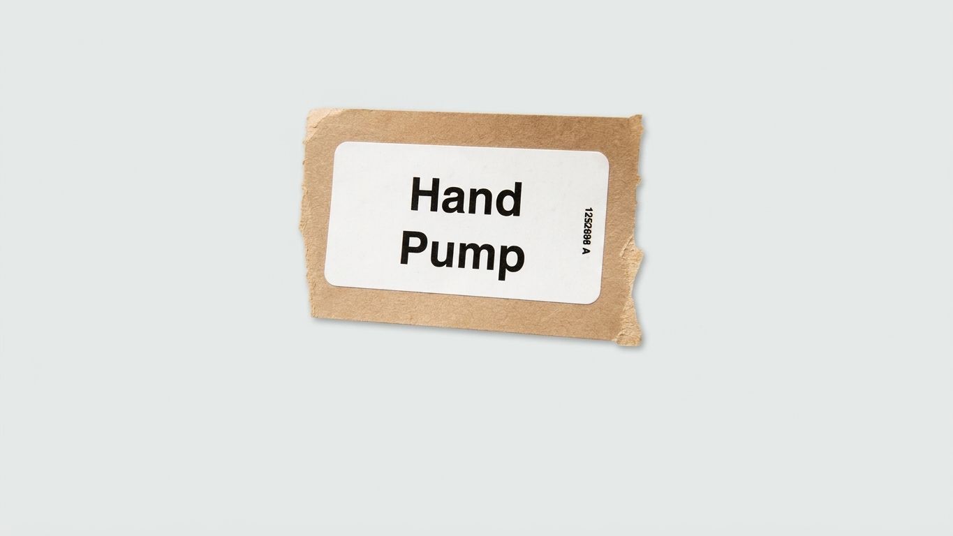 DECAL, HAND PUMP
