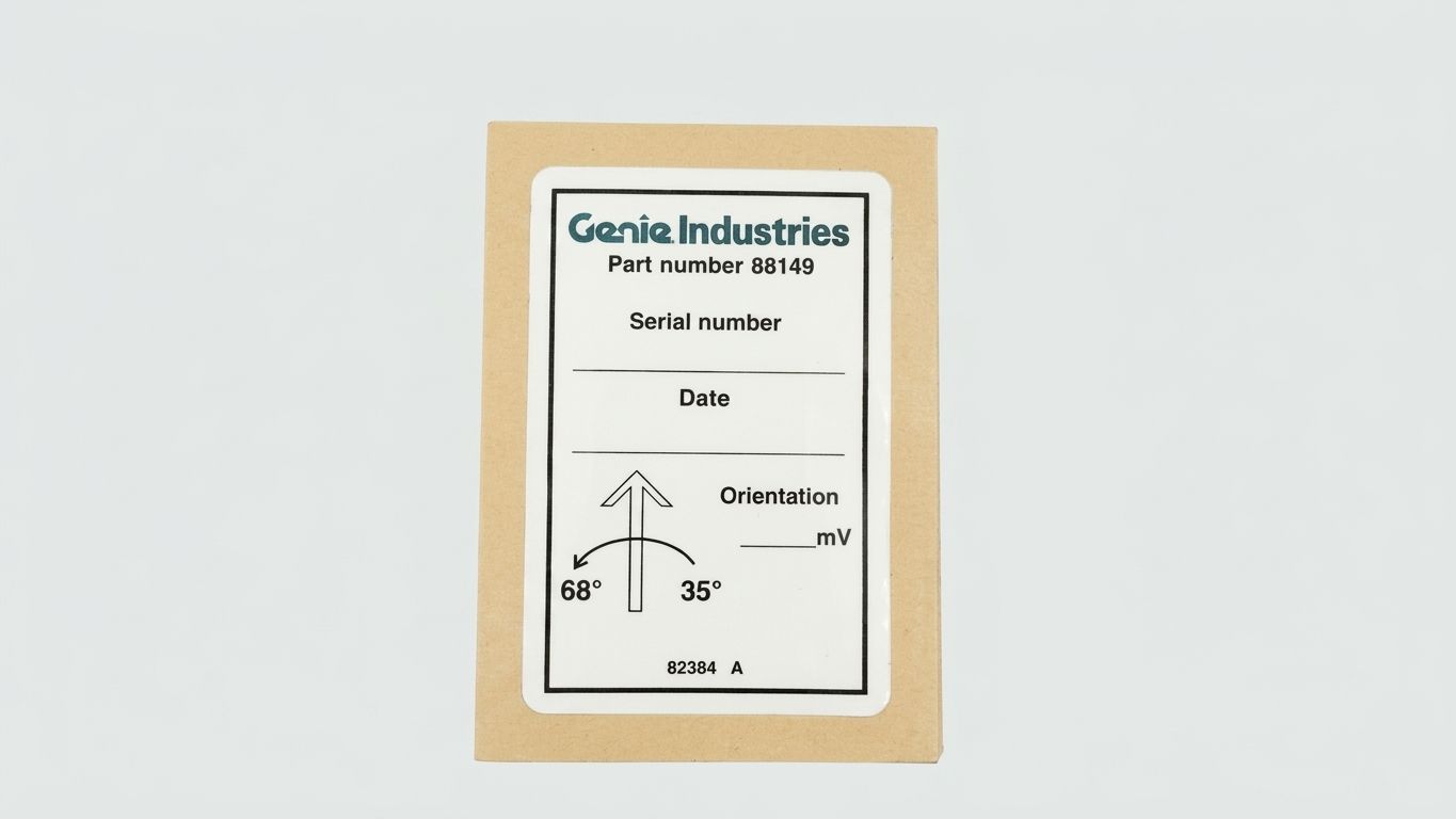 DECAL, LABEL PBAS VOLTAGE