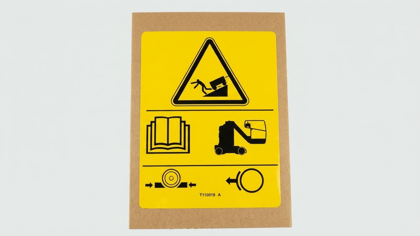 DECAL, LABEL, BRAKE RELEASE
