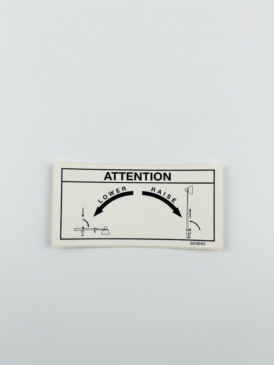 DECAL- CAUTION WINCH