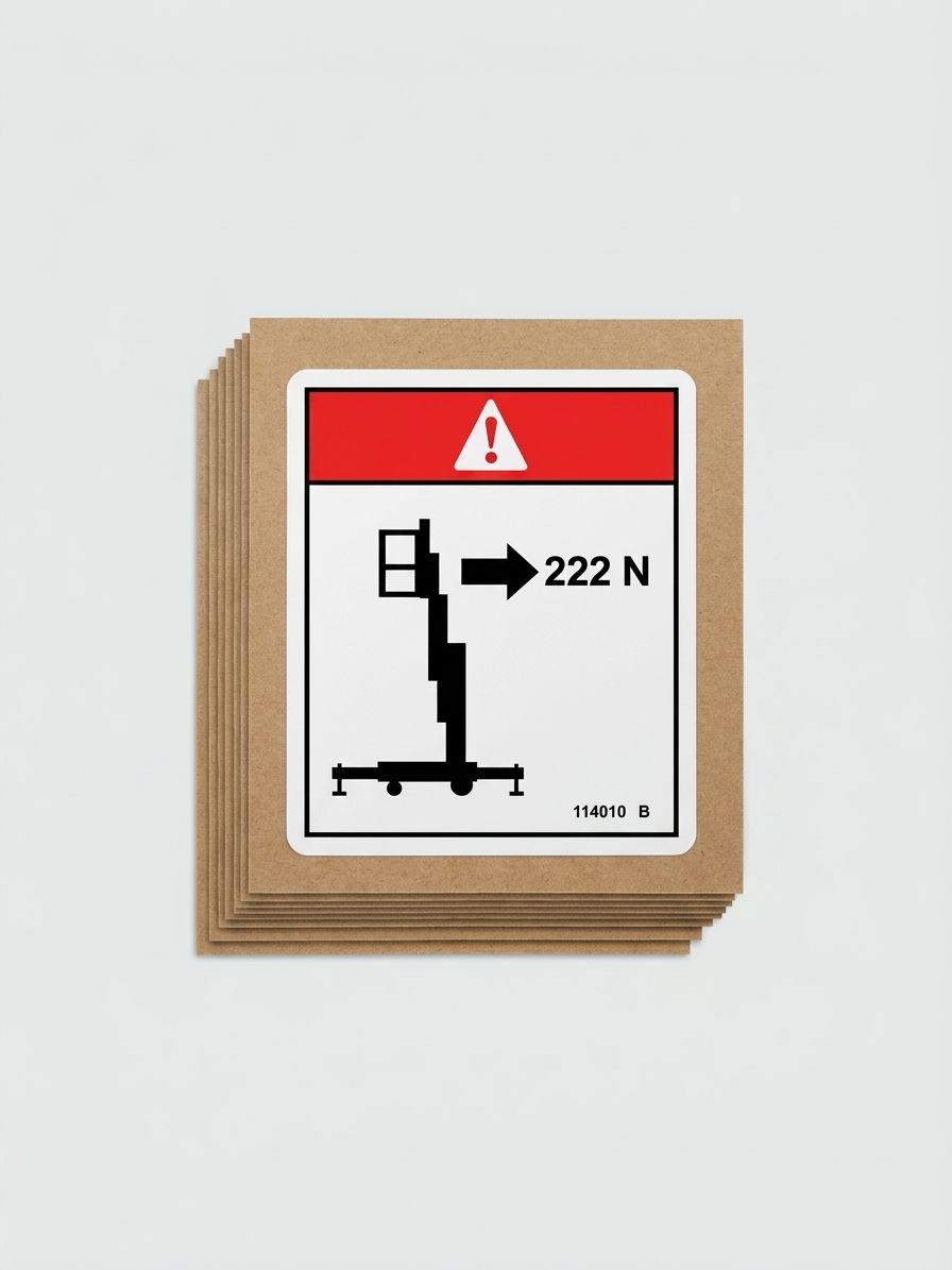 DECAL, DANGER-SIDE FORCE, 222N