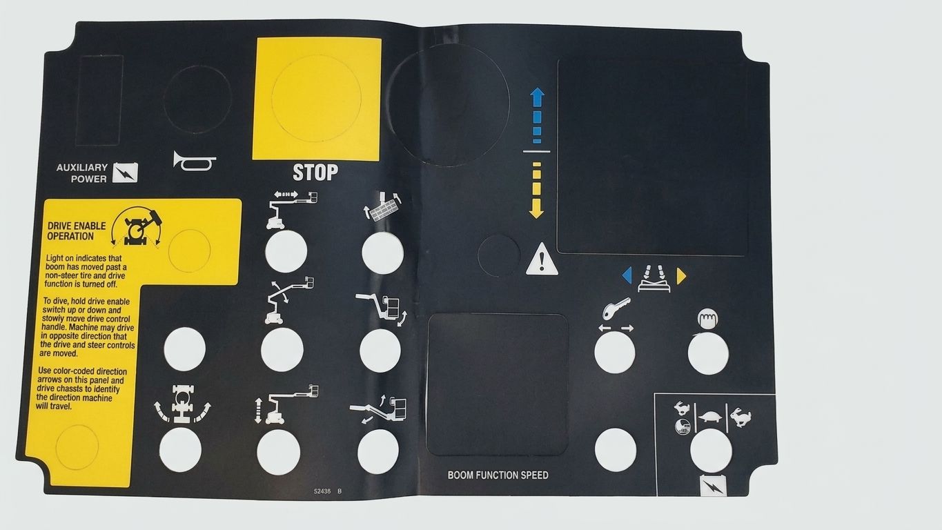 DECAL, PLATFORM CONTROL PANEL