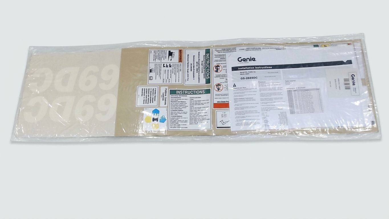 DECAL KIT, 2669DC PLAT, WRDS, ANSI