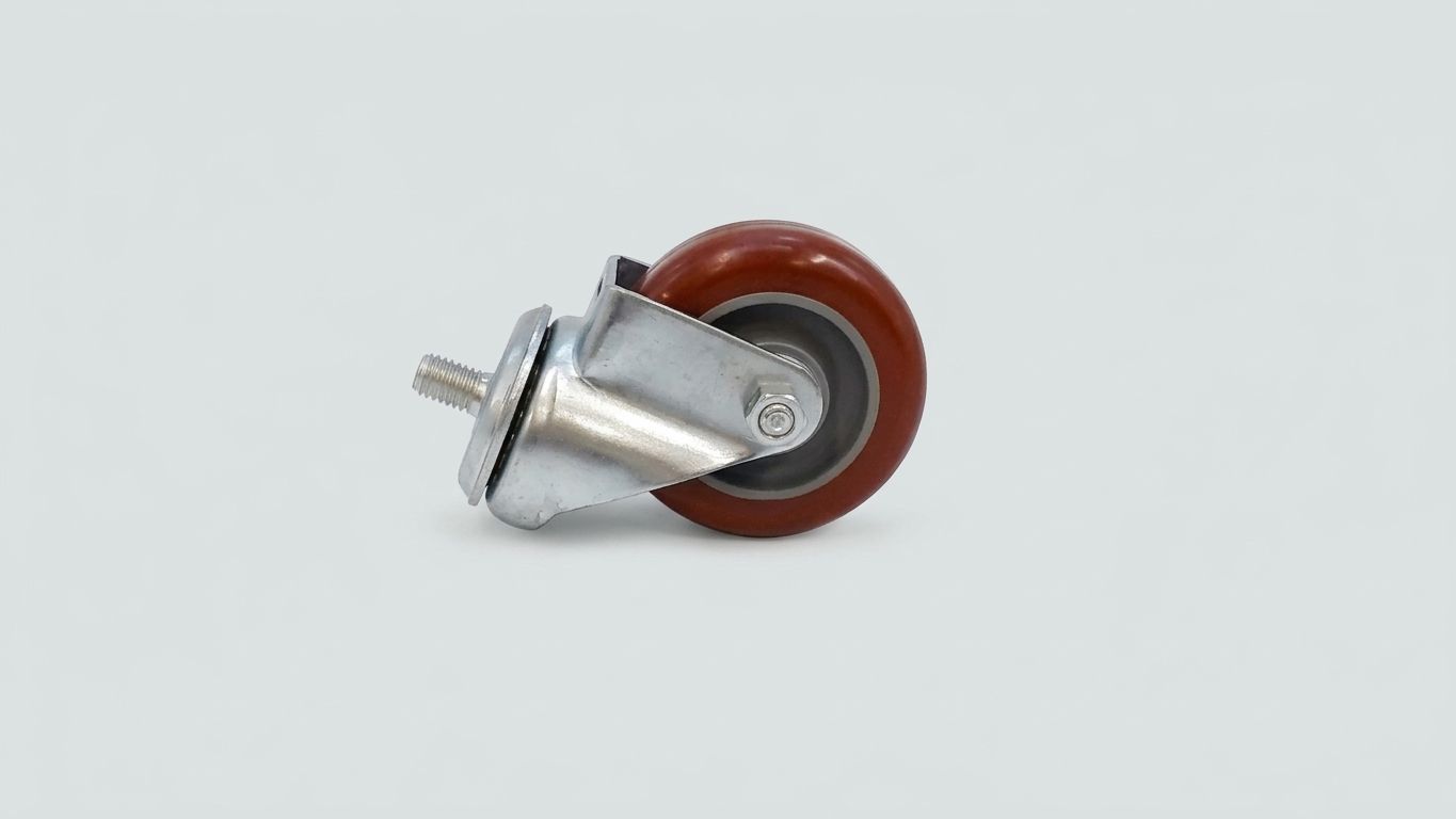 CASTER, POST, 3.5 (DARK RED)
