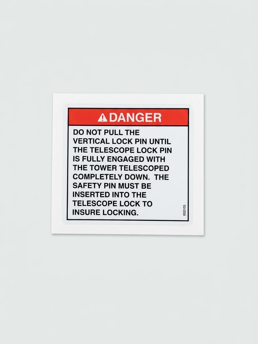 DECAL- DANGER DO NOT