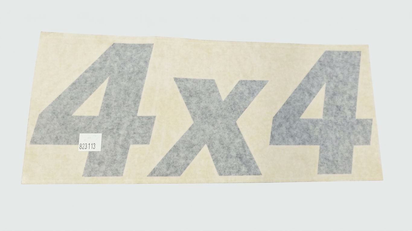 DECAL, COSM, 4X4, BLACK