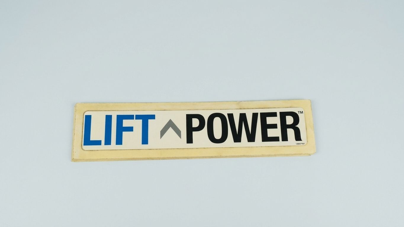 DECAL, LIFT^POWER, 1X7 INCH