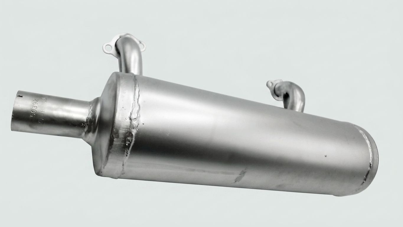 HORIZONTAL LOW MOUNT MUFFLER