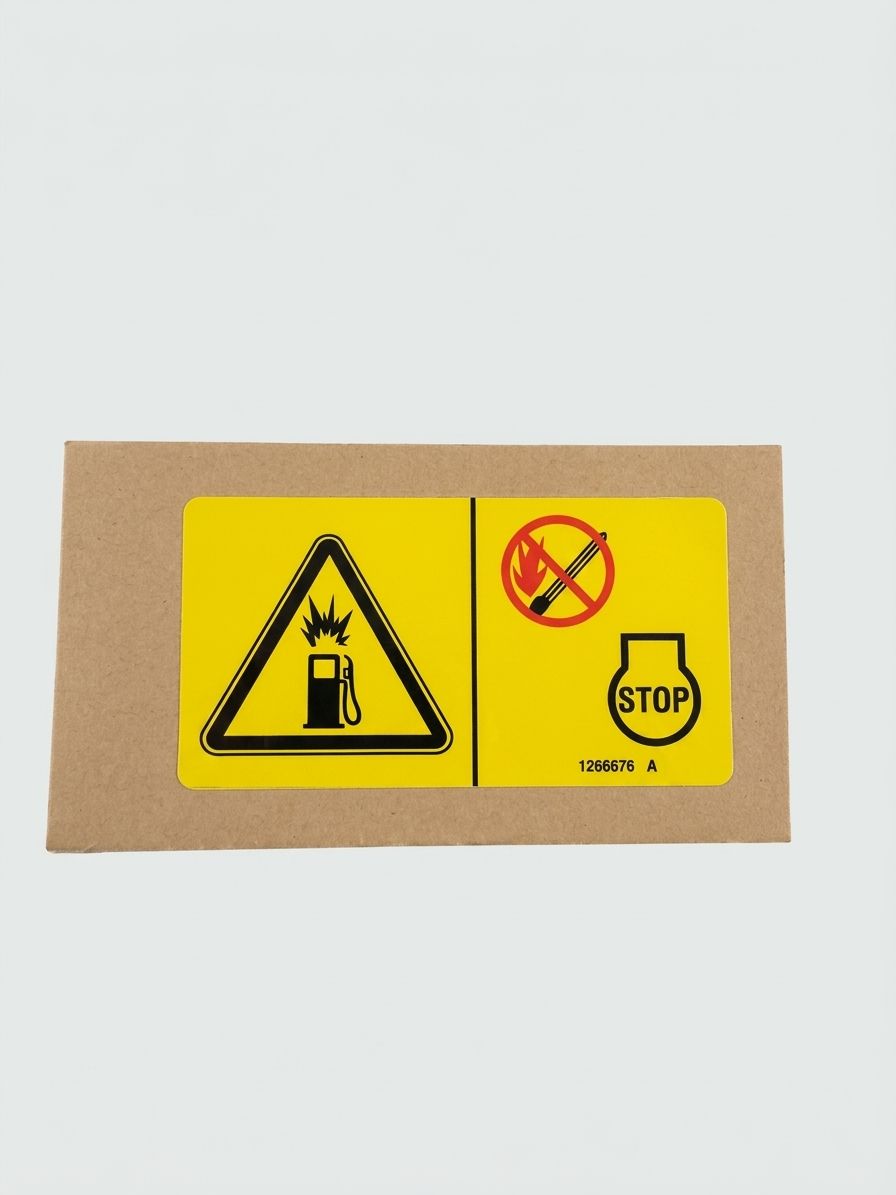 DECAL, EXPLSION/BURN HAZ, SYMBOL