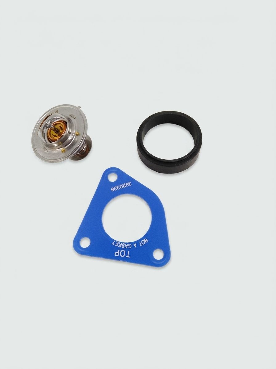 THERMOSTAT AND GASKET BUSHING