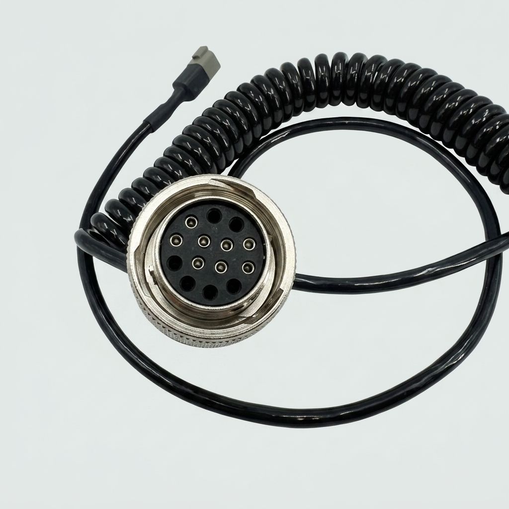 PLATFORM CONTROL CABLE COILED
