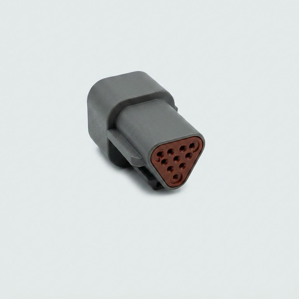 GRAY CONNECTOR KIT, W/ 14AWG, SOLID CONTACTS, 3 PIN
