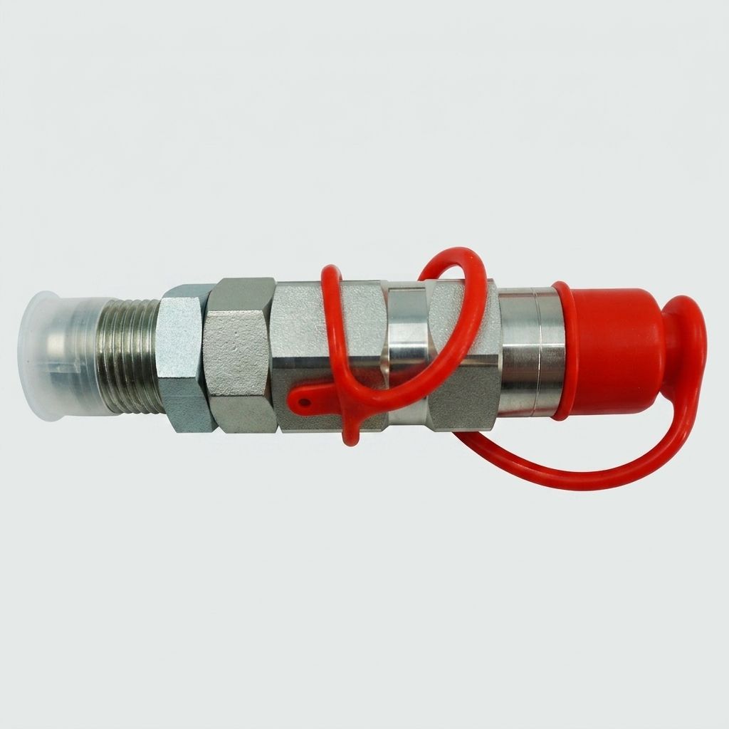 FLAT FACE HYDRUALIC QUICK CONNECT COUPLER, 12 JIC