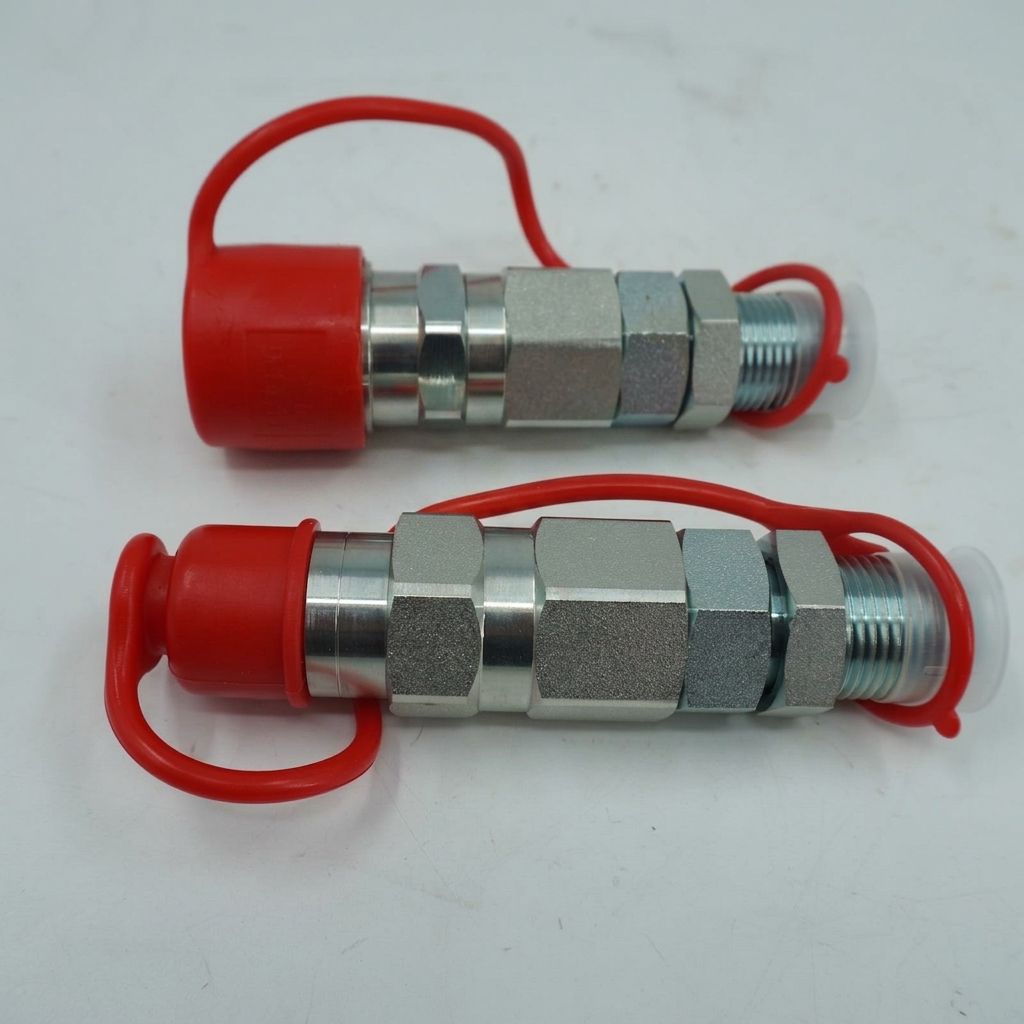 FLAT FACE HYDRUALIC QUICK CONNECT COUPLER, 12 JIC