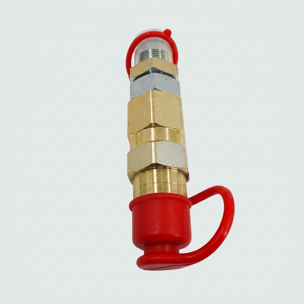 FLAT FACE HYDRUALIC QUICK CONNECT COUPLER, 12 JIC