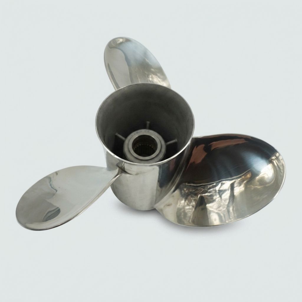 STAINLESS STEEL BOAT PROPELLER, RH, 14 5/8 IN X 25 PITCH