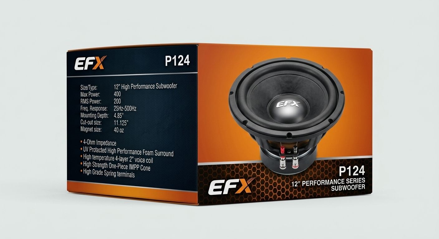 SCOCHE EFX C124 CAR SUBWOOFER