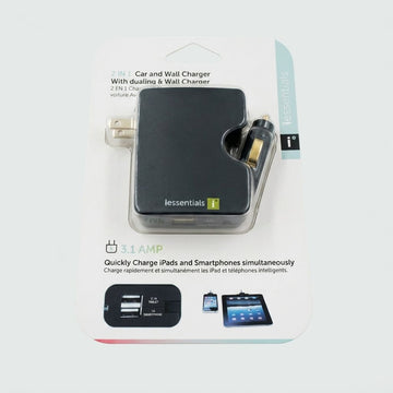 2 IN 1 CAR AND WALL CHARGER